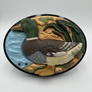 Vintage Animated Singing Duck Wall Plaque Moving Head Musical Duck Decor